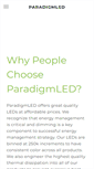 Mobile Screenshot of paradigmled.com